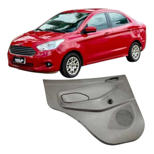 Forro Porta Traseira Esquerda Ford Ka 1.0 3c 2018-2021  Cinza