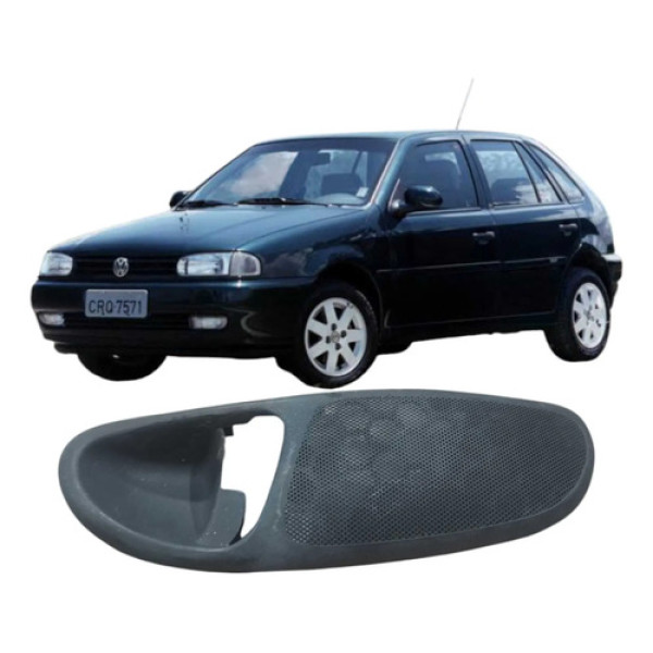 Moldura Maçaneta Dianteira Esquerda Gol 1999 373867197b Preto Dianteira