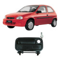 Maçaneta Externa Dianteira Direita Corsa Wind 2000 Original Preto Dianteira