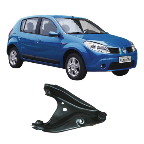 Balança/bandeja Dianteira Esquerda Renault Sandero 2009 1.0