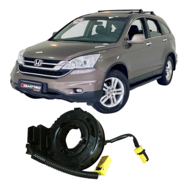 Cinta Airbag Volante Honda Cr-v 2010 2.0 4x4 Original Preto