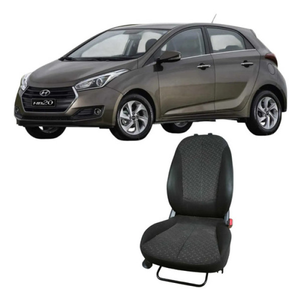 Banco Dianteiro Lado Direito Hyundai Hb20 2016 Original Preto