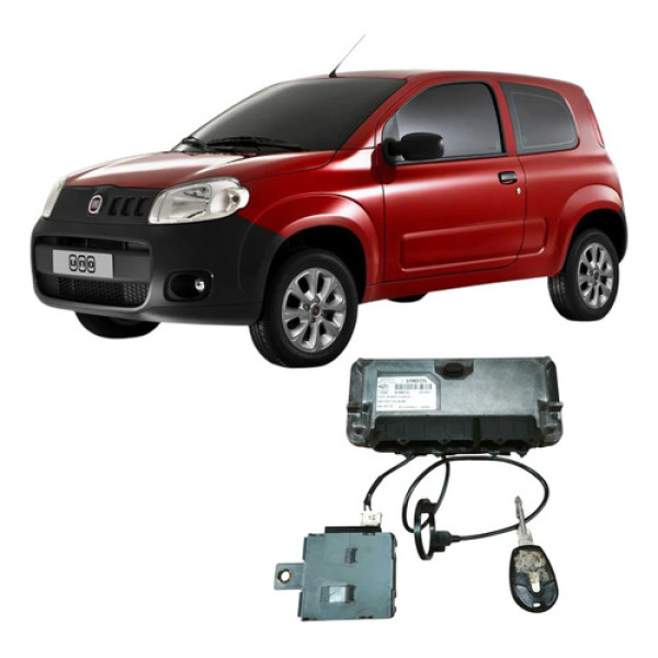 Kit Code Modulo Injecao Fiat Uno 2012 1.0 8v 51903725