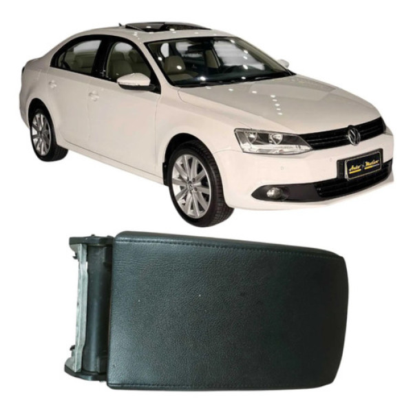 Apoio Braço Console Central Volkswagen Jetta 2013 2.0 Orig Preto