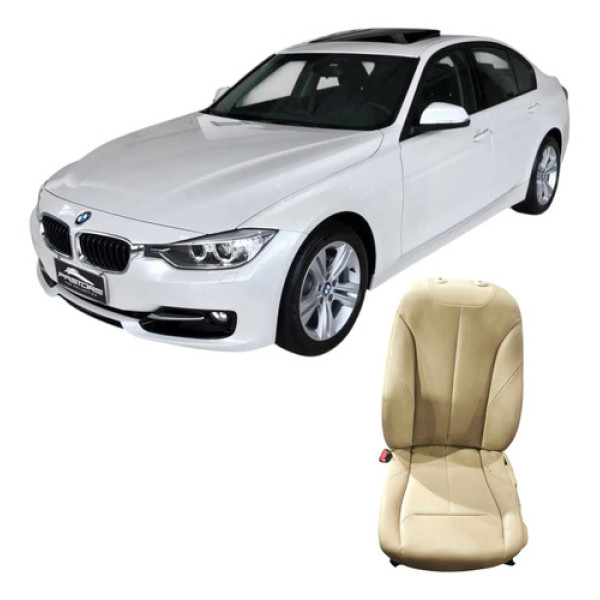 Banco Dianteiro Esquerdo Bmw 320i 2015 2.0 Original Bege