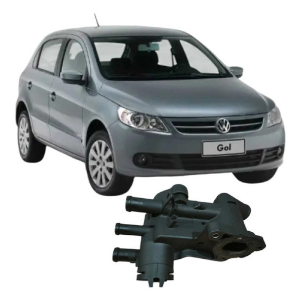 Carcaça Válvula Termostática Volkswagen Gol 2008 Original