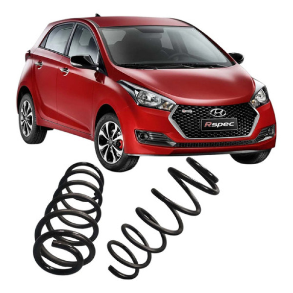 Par De Molas Traseiro Hyundai Hb20 1.0 2017-2021 Original
