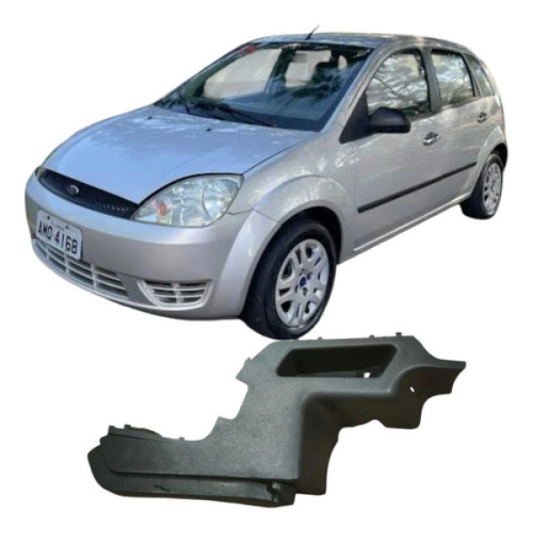 Suporte Tampao Bagagito Esquerdo Ford Fiesta 2005 1.0 Orig Cinza-escuro