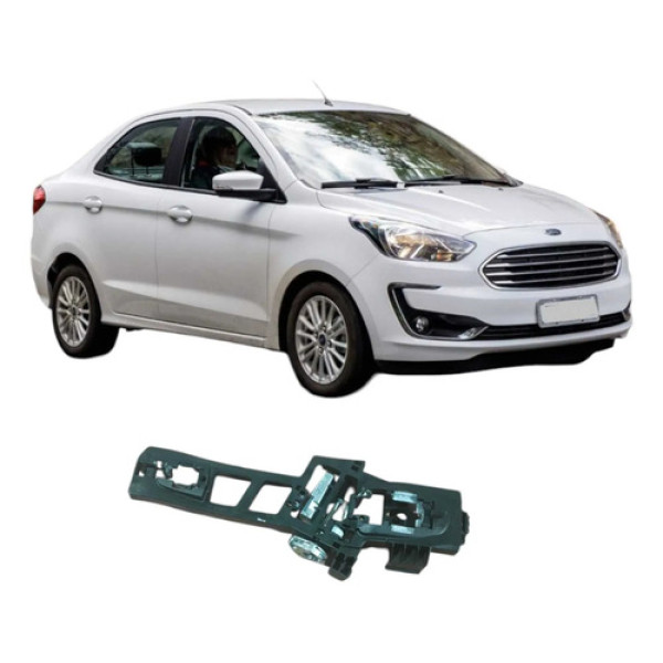 Suporte Maçaneta Dianteira Direita Ford Ka 2019 1.5 3c  Preto