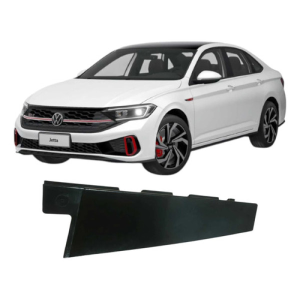 Moldura Porta Traseira Direita Vw Jetta 2023 Gli 1va839902 Preto
