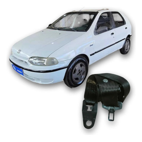 Fivela Cinto Segurança Traseiro Fiat Palio 1997 1.0 Original