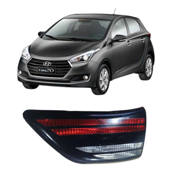 Lanterna Tampa Traseira Esquerda Hb20 2017 924031s000 Esquerdo/motorista Preto