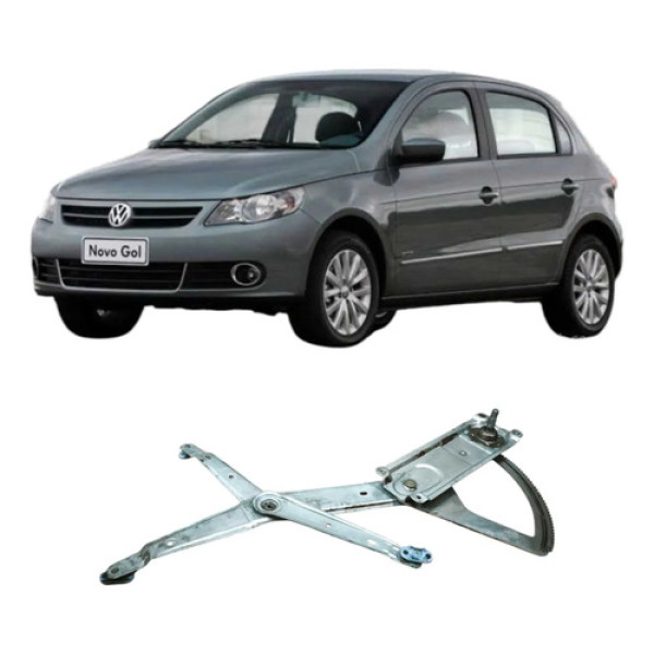 Maquina Vidro Dianteira Direita Volkswagen Gol 2010 93373222