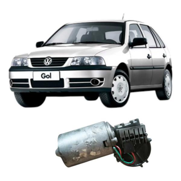 Motor Limpador Dianteiro Volkswagen Gol 2005 1.0 Original