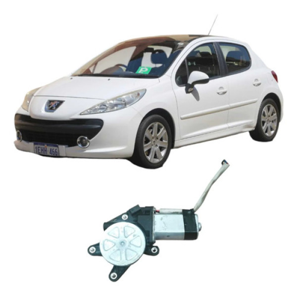Motor Vidro Dianteiro Direito Peugeot 207 2009 1.4 Original