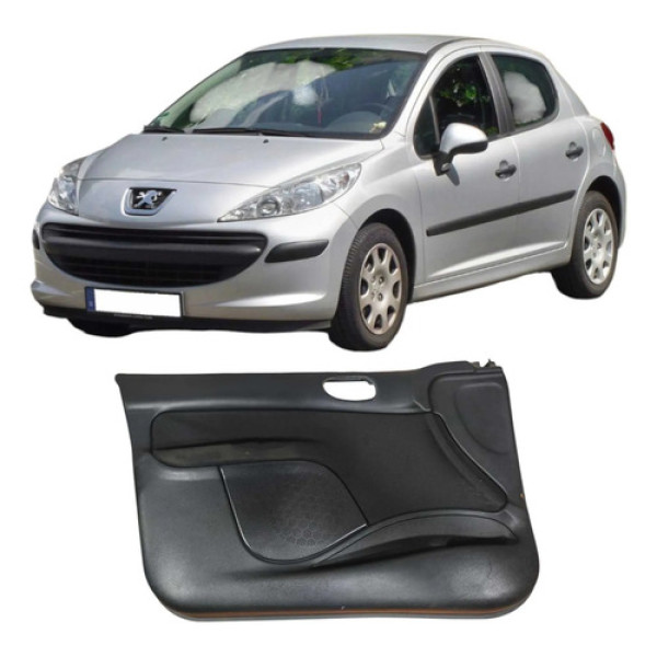 Forro Porta Dianteira Esquerda Peugeot 207 2009 Original