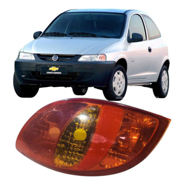 Lanterna Traseira Esquerda Chevrolet Celta 2003 Original Direito/passageiro Vermelho