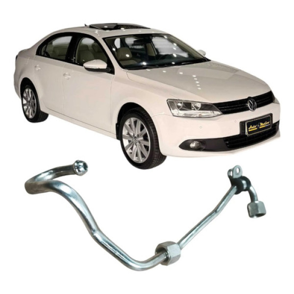 Tubo Bomba Alta Pressão Jetta Tsi 2013 2.0 Aut Original Prateado