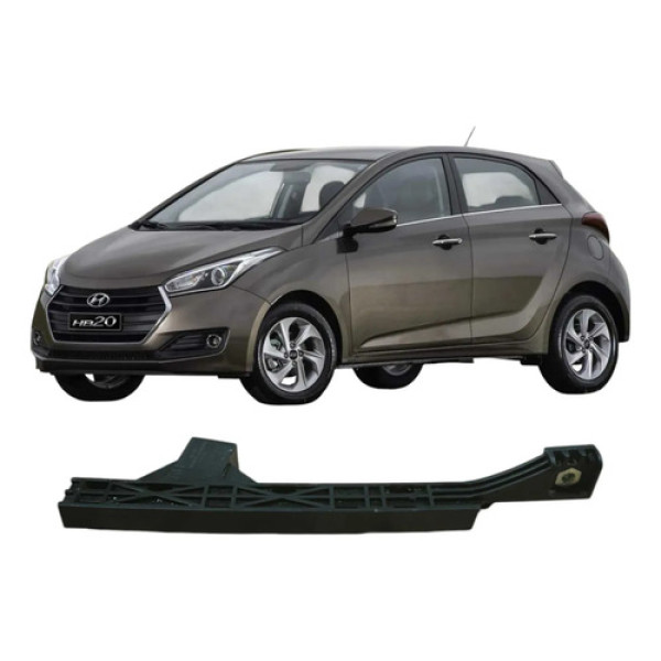 Canaleta Vidro Traseira Direita Hyundai Hb20 2016 Original Preto