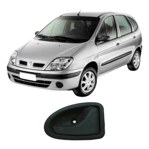 Maçaneta Dianteira Direita Renault Scenic 2010 Original Preto Dianteira