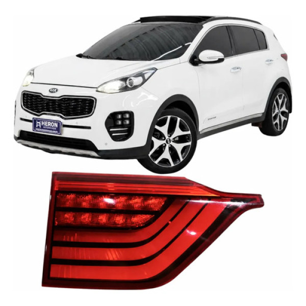 Lanterna Traseira Esquerda Kia Sportage 2018 2.0 Original Esquerdo/motorista Vermelho