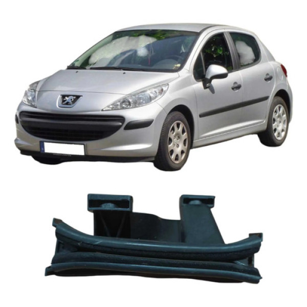 Canaleta Vidro Dianteiro Esquerdo Peugeot 207 2009 Original Preto
