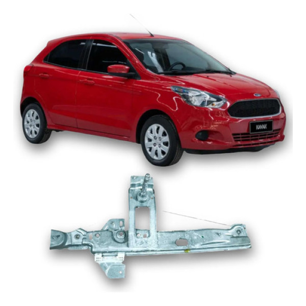 Maquina Vidro Traseiro Direito Ford Ka 2019 1.0 3c Original