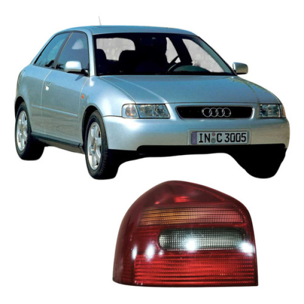 Lanterna Traseira Direita Audi A3 1997 Direito/passageiro Laranja