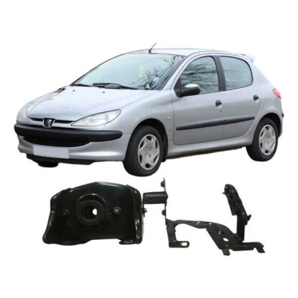 Suporte Calço Coxim Motor Peugeot 206 2002 1.0 Original