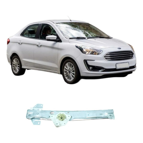 Maquina Vidro Dianteira Esquerda Ford Ka 2019 1.5 3c