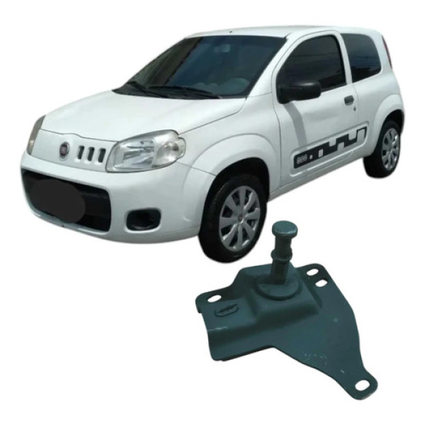 Suporte Batente Banco Traseiro Esquerdo  Fiat Uno 2014 Preto
