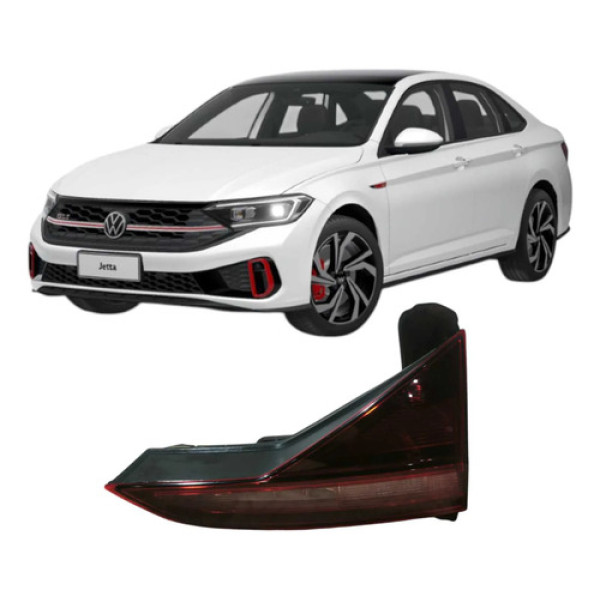 Lanterna Traseira Esquerda Vw Jetta Gli 2023 17a945093 Esquerdo/motorista Vermelho