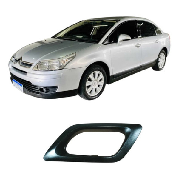 Moldura Maçaneta Interna Traseira Esquerda Citroen C4 2009 Preto Traseira