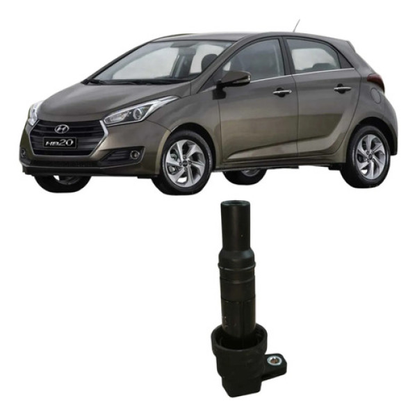 Bobina Ignição Hyundai Hb20 2016 1.0 3c 2730104000 Original