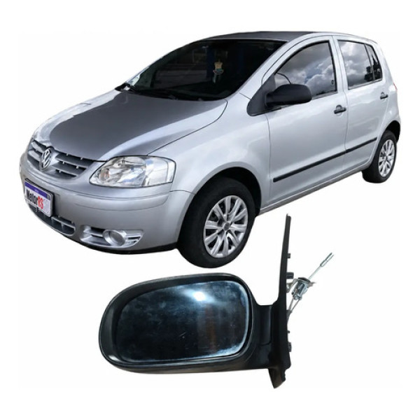 Retrovisor Esquerdo Volkswagen Fox 2005 1.0 Original