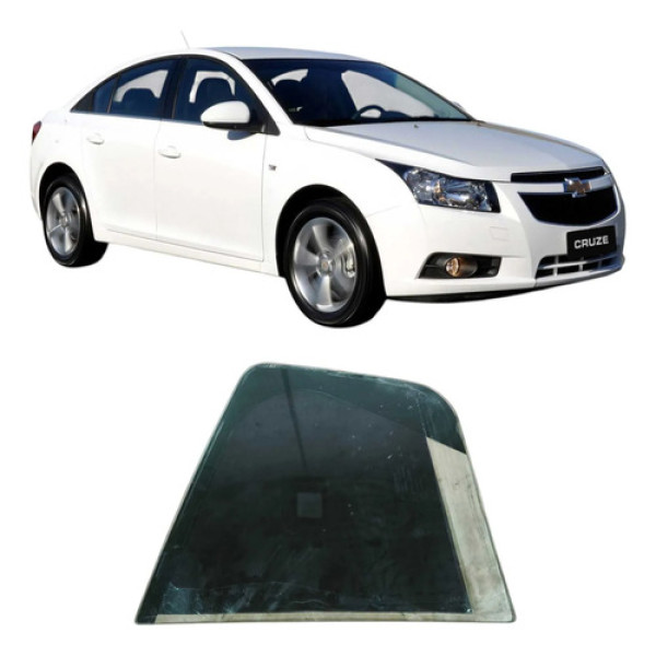 Vidro Vigia Traseiro Esquerdo Gm Cruze 2013 1.8 Original
