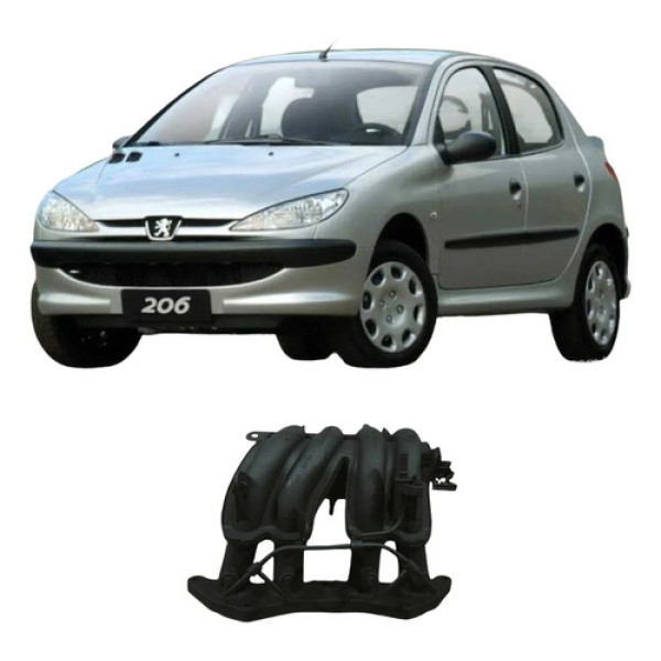 Coletor Admissao Peugeot 206 2009 1.4 Original 9651500080