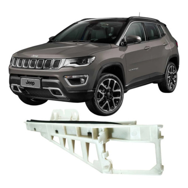 Guia Vidro Traseiro Direito Jeep Compass 2020 2.0 Original Branco