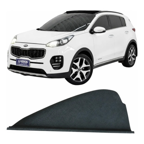 Acabamento Direito Painel Kia Sportage 2018 2.0 84768d9000 Prateado Listras