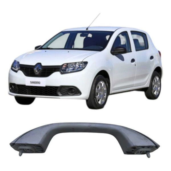 Alça Teto Pegador De Mão Renault Sandero 1.0 2017 Original Branco