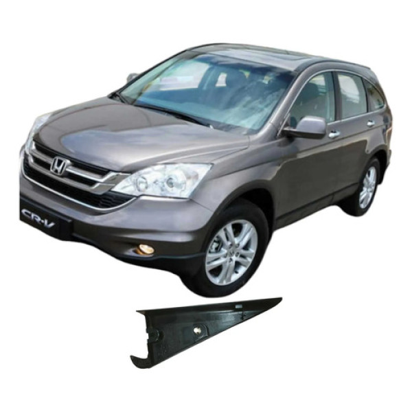 Moldura Interna Porta Traseira Esquerda Cr-v 2010 Original Preto