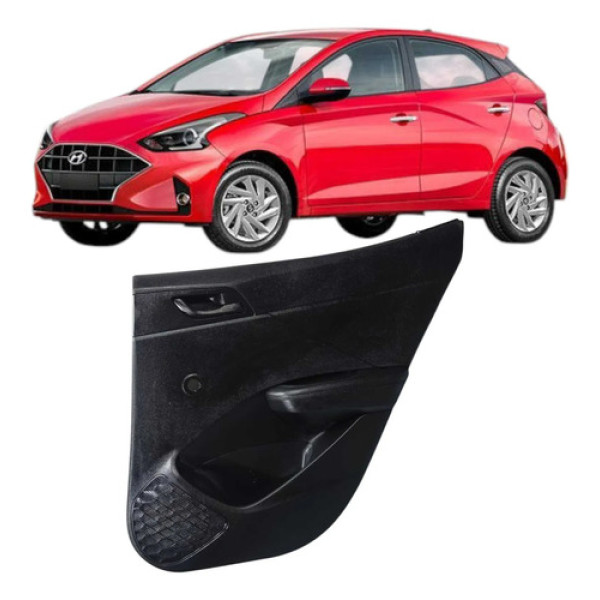 Forro Porta Traseira Direita Hyundai Hb20 2021 83320r1200 Preto