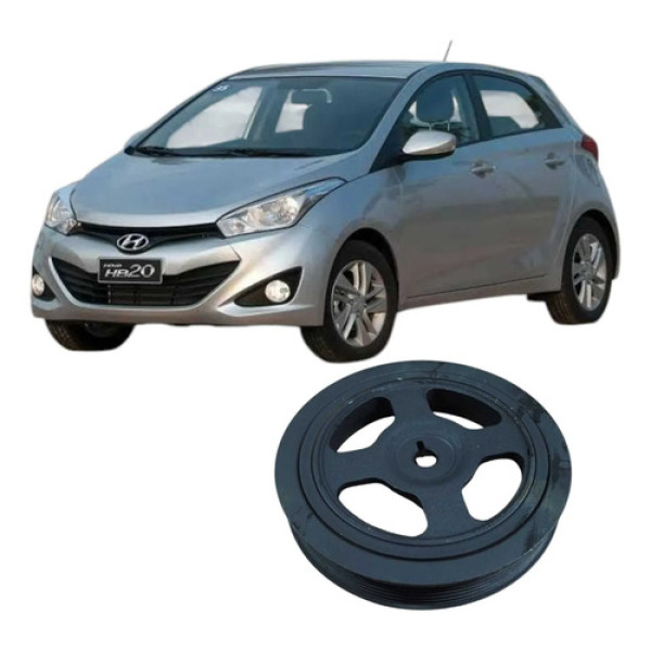 Polia Do Virabrequim Hyundai Hb20 1.6 3c  2012
