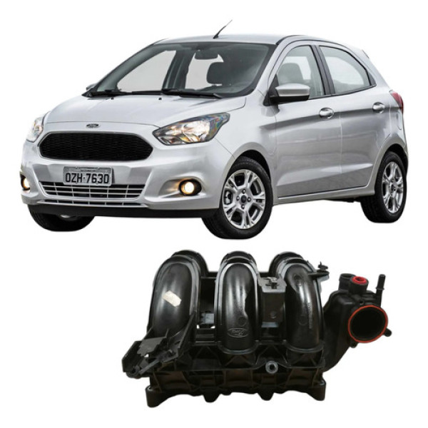Coletor Admissão Ford Ka 1.0 3c 2017 E3bg9424dc Original