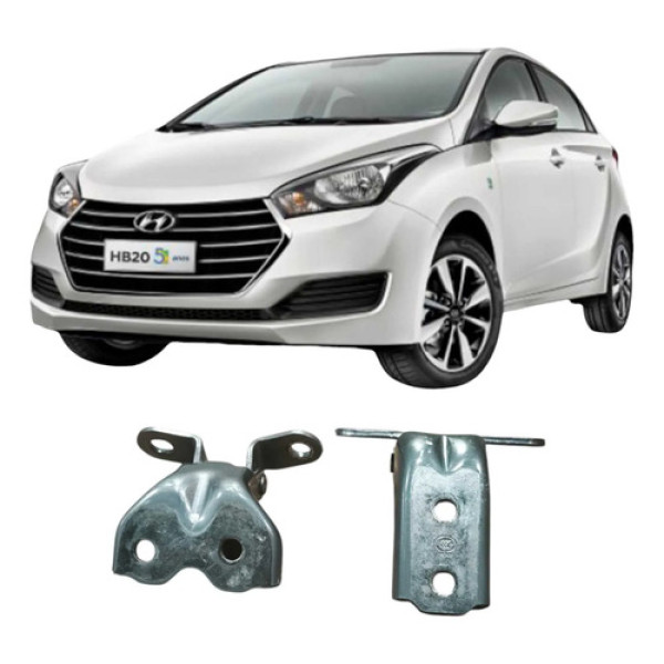 Par Dobradiça Dianteira Direita Hyundai Hb20 2018 Original