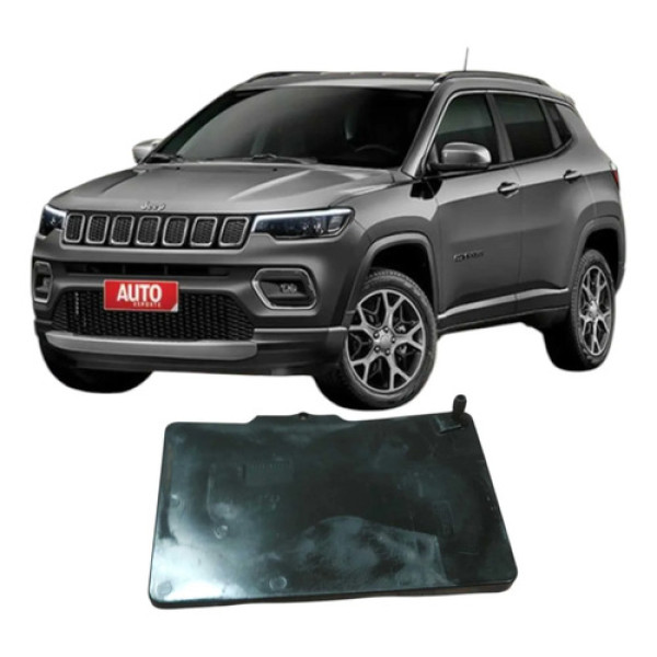Tampa Fundo Caixa Bateria Jeep Compass 2020 52105305 Preto