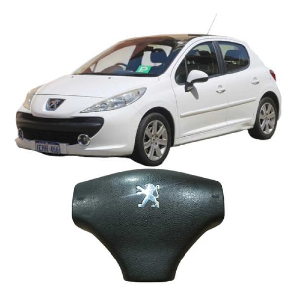 Capa Buzina Volante Peugeot 207 2014 Original 9683488977 Preto