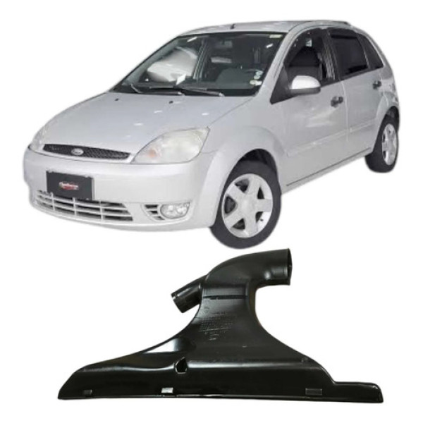 Duto Direito Entrada Ar Ford Fiesta 2005 1.0 2s6h18c581ea Preto