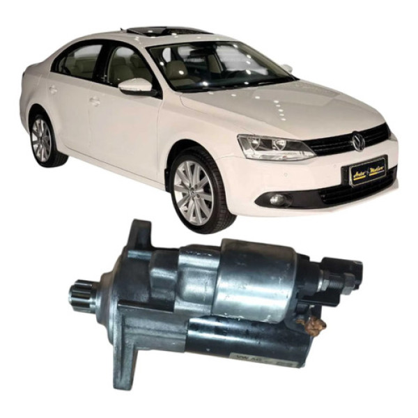 Motor Arranque Partida Volkswagen Jetta 2013 2.0 02e911023s