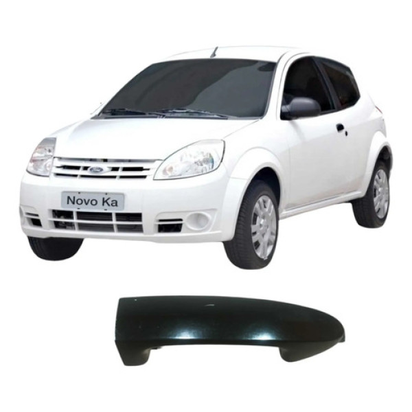 Maçaneta Externa Porta Esquerda Ford Ka 2010 8a61-a22404-a Preto Dianteira